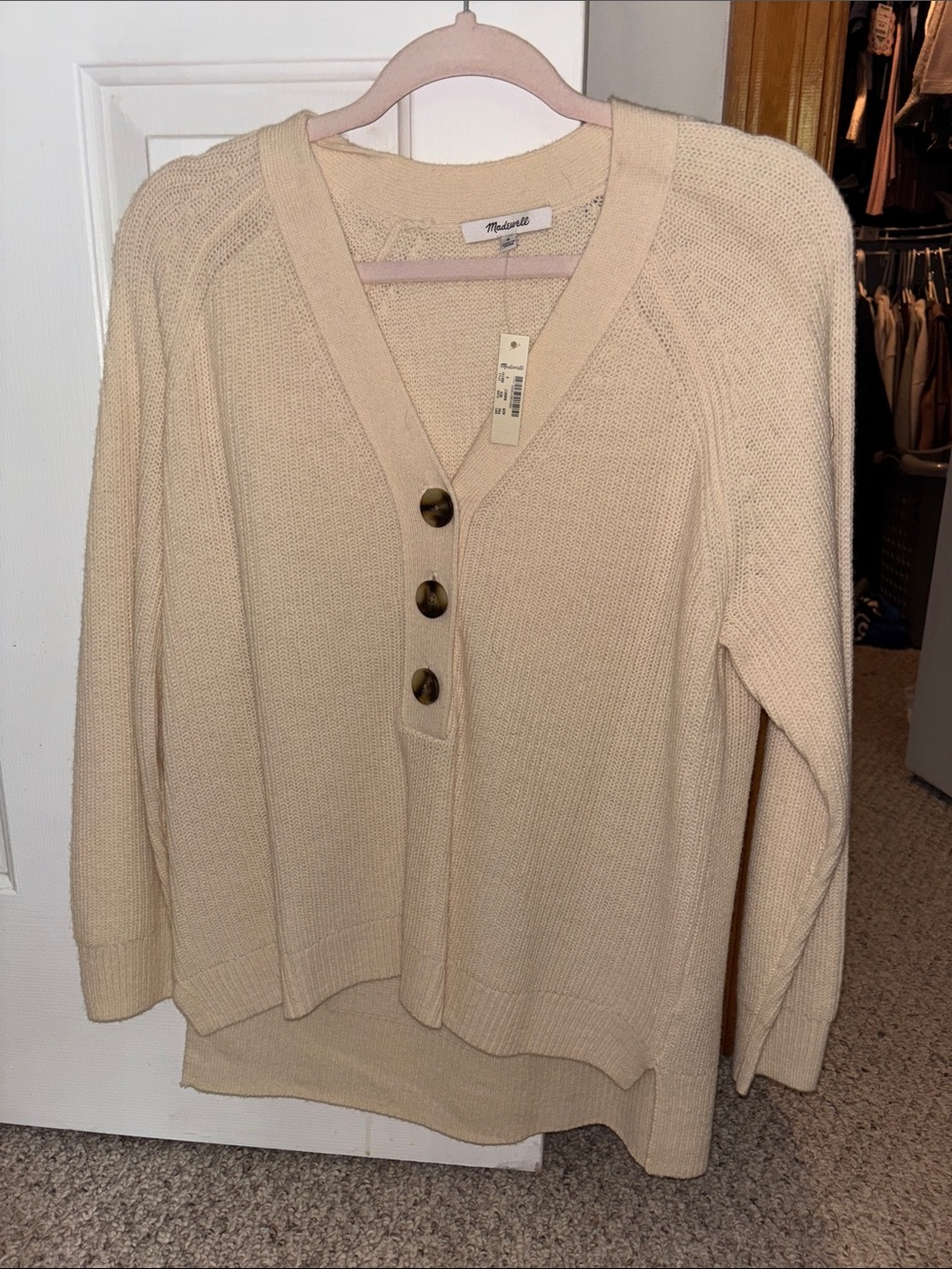 Madewell Sweater with buttons